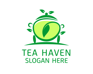 Green Tea Cart logo design