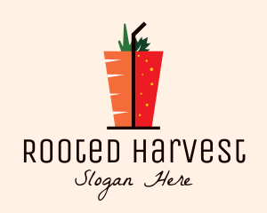 Healthy Mixed Drink logo design