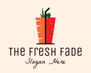 Healthy Mixed Drink logo design