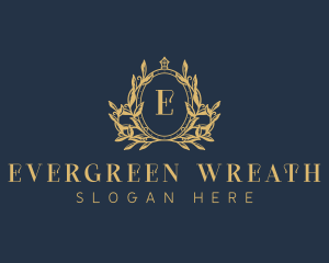 Luxury Wreath Crest logo design