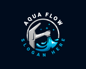 Faucet Water Plumbing logo