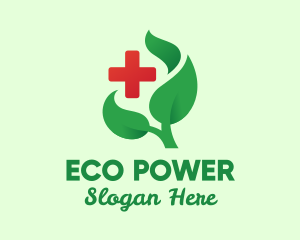 Herbal Leaves Medicine logo design