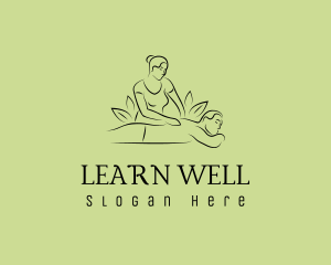 Natural Masseuse Wellness logo design