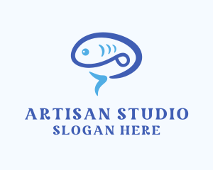 Blue Fish logo design