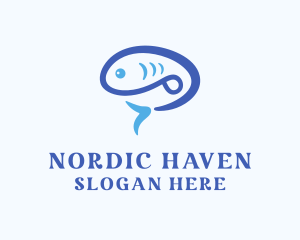 Blue Fish logo design