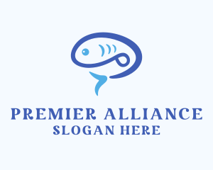 Blue Fish logo design