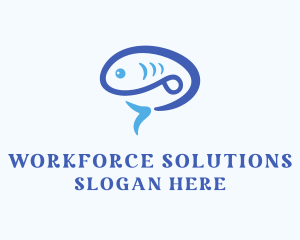 Blue Fish logo design