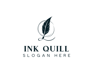 Stationery Feather Quill logo