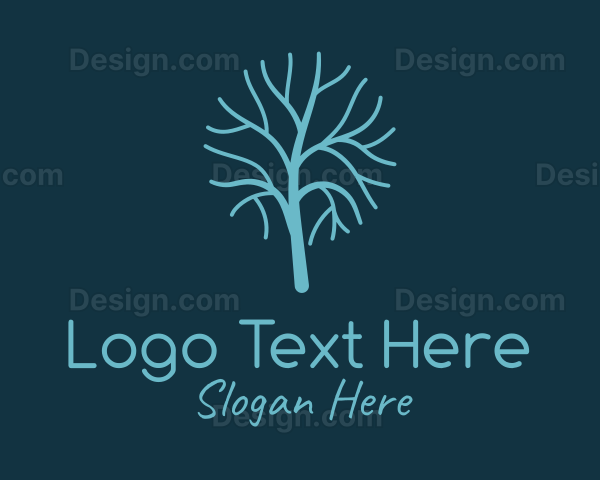 Winter Leafless Tree Logo