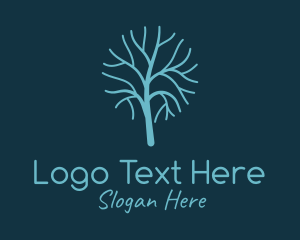 Bare - Winter Leafless Tree logo design
