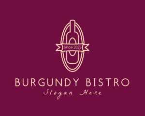 Wine Liquor Bottle logo