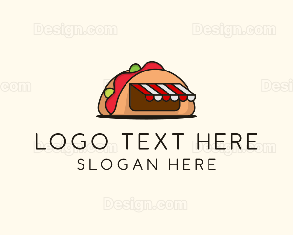 Mexican Taco Food Logo