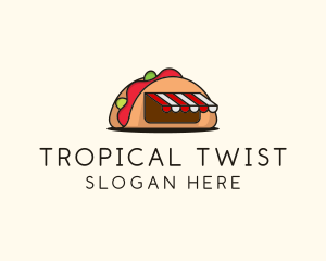 Mexican Taco Food Logo