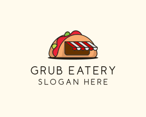 Mexican Taco Food logo design