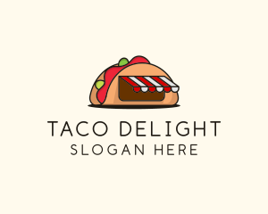 Mexican Taco Food logo