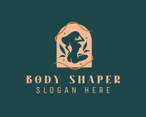 Leaf Naked Lady logo design