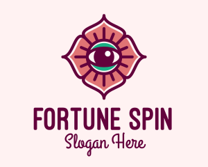 Spiritual Flower Eye logo design