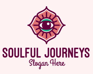 Spiritual Flower Eye logo