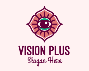 Spiritual Flower Eye logo