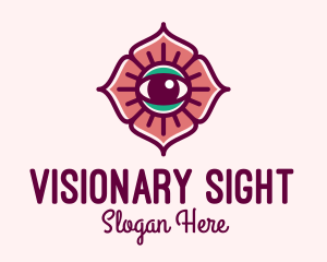 Spiritual Flower Eye logo