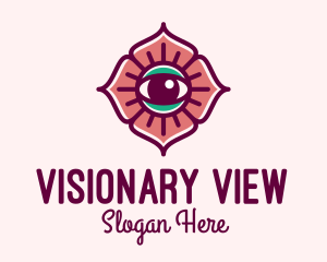 Spiritual Flower Eye logo