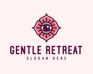 Spiritual Flower Eye logo