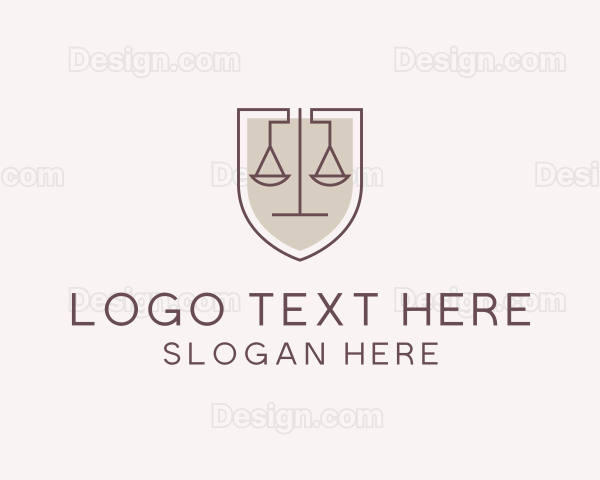 Law Firm Shield Logo