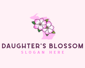 Apple Blossom Michigan logo design