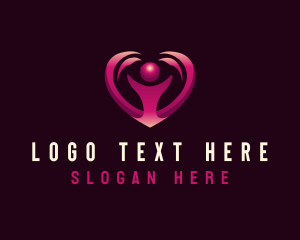 Heart - People Heart Charity logo design