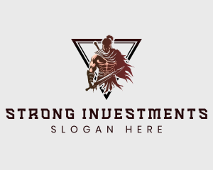 Warrior Strong Swordsman logo