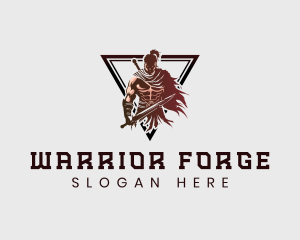 Warrior Strong Swordsman logo