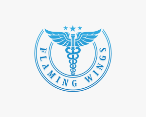 Caduceus Wellness Hospital logo design