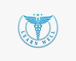 Caduceus Wellness Hospital logo design