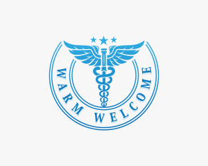 Caduceus Wellness Hospital logo design