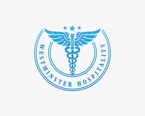 Caduceus Wellness Hospital logo design