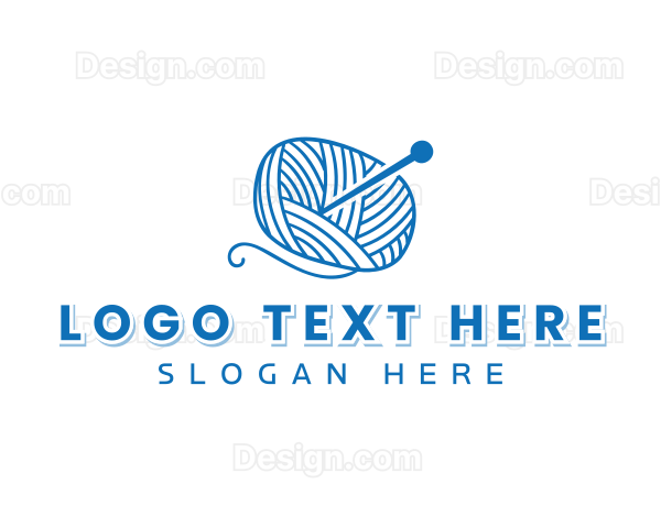 Yarn Crochet Knitting Logo