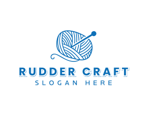 Yarn Crochet Knitting logo design