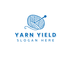 Yarn Crochet Knitting logo design