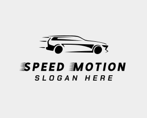 Sedan Car Racing logo design