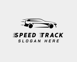 Sedan Car Racing logo design