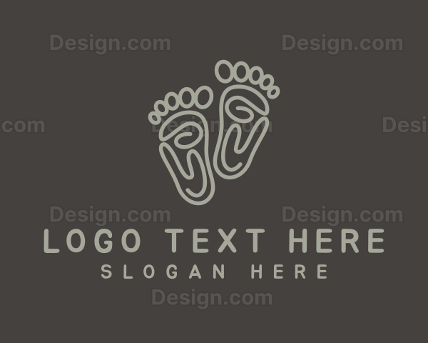 Foot Reflexology Therapy Logo