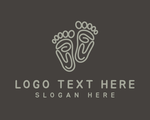 Footprint logo example 2