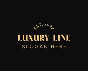 Luxury Elegant Wordmark logo design