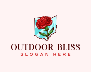 Ohio Flower Botanical logo design