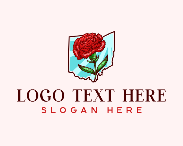 Scarlet Carnation logo example 3