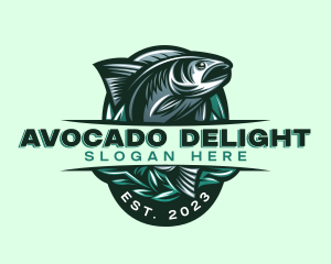 Fish Seafood Seaweed logo design