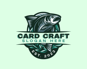 Fish Seafood Seaweed logo design