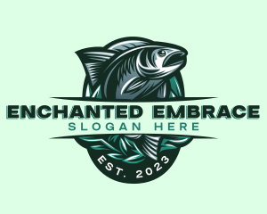 Fish Seafood Seaweed logo design