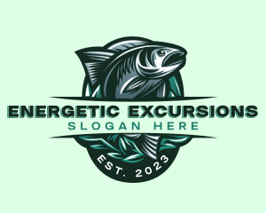 Fish Seafood Seaweed logo design