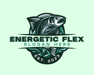 Fish Seafood Seaweed logo design